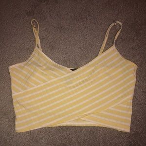 Yellow Crop Top